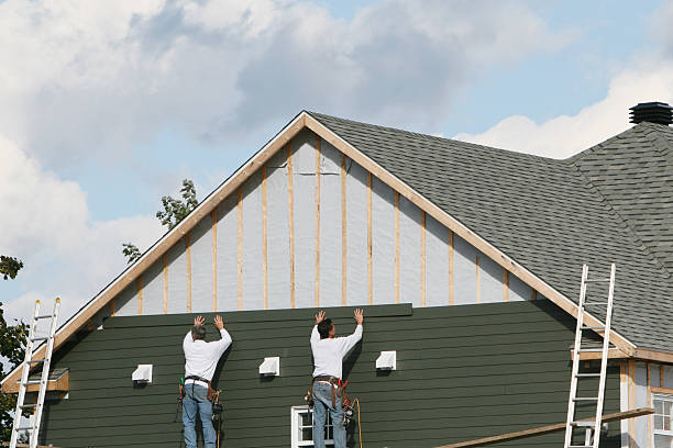 Professional Siding Repair technician working in Graham, TX